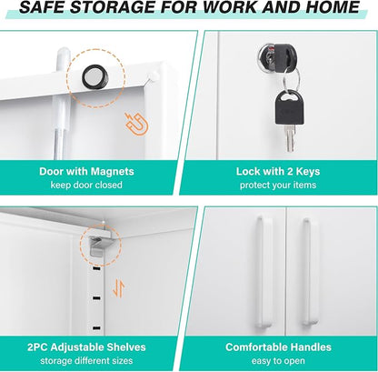SISESOL 36 inch Storage Cabinet - Image 6