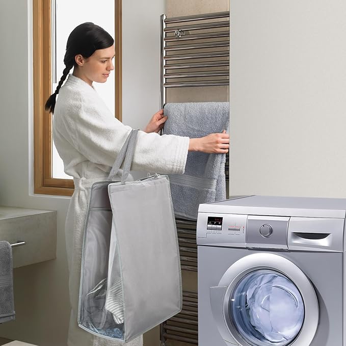 FENTEC Fentec Hanging Laundry Hamper, Hanging Laundry Basket, Slim Laundry - Image 8