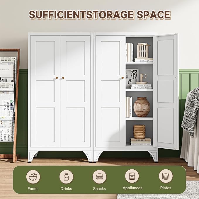 Letaya 47.3" H Metal Storage Cabinet - Image 7
