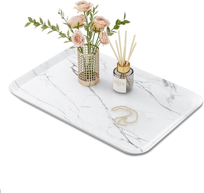 Vanity Decorative Tray, Bathroom & Countertop Organizer by SSTBLEV