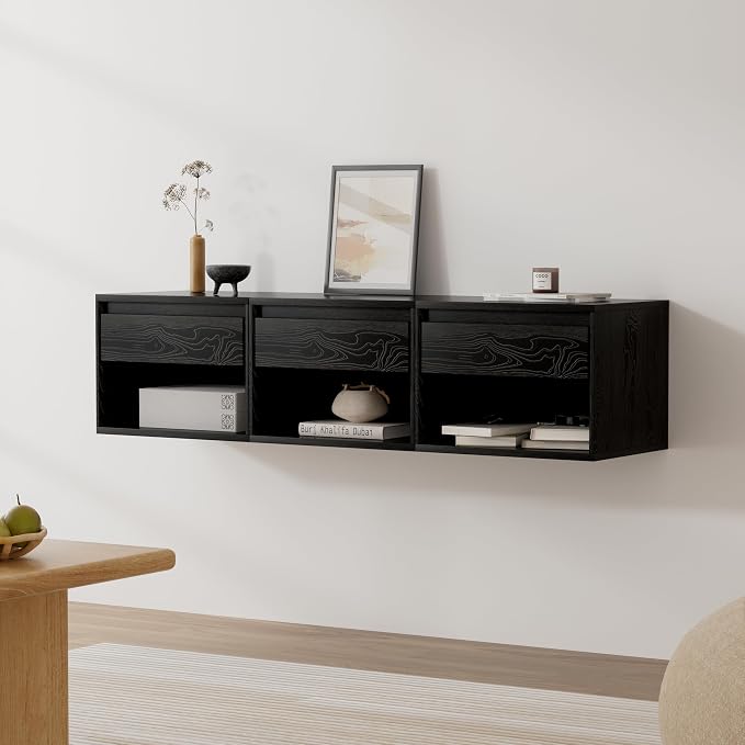 Floating Nightstand, Wall Mounted Bedside Table - Image 8