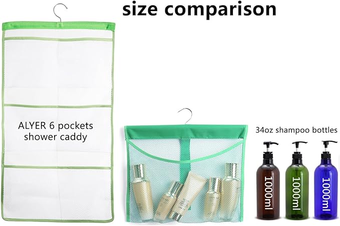 ALYER Hanging Mesh Shower Pockets - Image 5