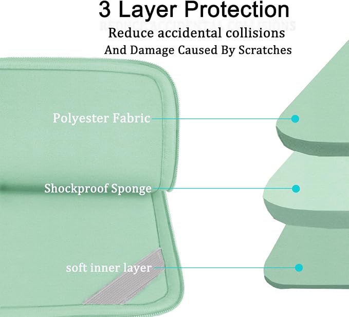 Laptop Case 15.6 inch, Shockproof Protective Computer Carrying Cover - Image 4