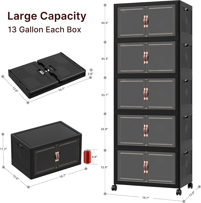 UAMFURI Stackable Storage Bins - Image 2