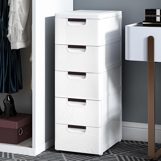 Plastic Drawers Dresser Storage Cabinet - Image 4