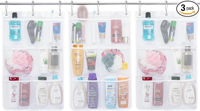 Lifewit Mesh Shower Caddy, 7 Pockets Hanging Shower Organizer by Lifewit