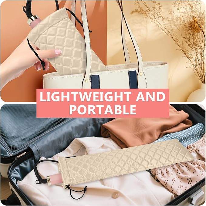 AMIJEAL Heat Resistant Hair Tools Organizer Bag Portable Travel Drawstring - Image 6