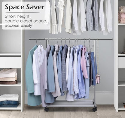 MISSLO Short Clothing Racks for Hanging Clothes - Image 2