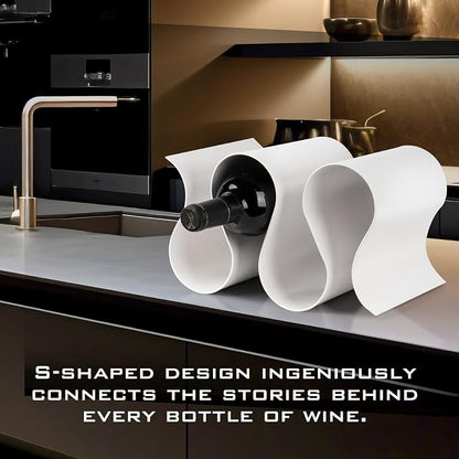 Wine Rack Countertop, Freestanding Creativity Modern Small Wine Holder - Image 2