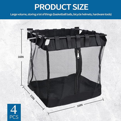 4Pcs Mesh Slatwall Baskets - Image 2