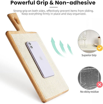 BAGAIL Non-Adhesive Shelf Liner, Thick Strong Grip Drawer Liners - Image 3