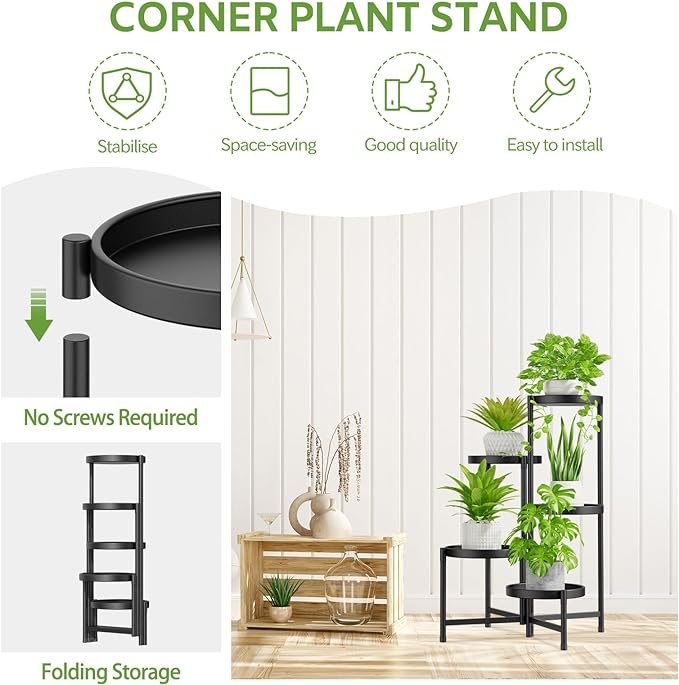 iDavosic.ly 5 Tier Large Plant Stand - Image 4