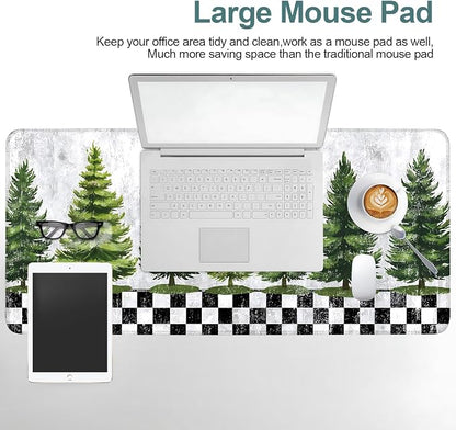 Christmas Tree Gaming Mouse Pad 35.4"x15.7"Desk Mat Anti-Slip Rubber Base & - Image 6