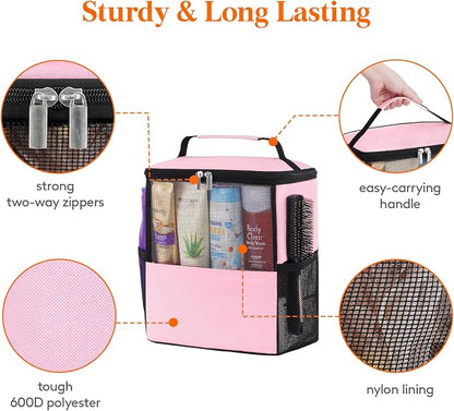 Lifewit Mesh Shower Caddy Bag Portable - Image 6