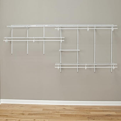 ClosetMaid ShelfTrack Wire Closet Organizer System, Adjustable from 7 to 10 Ft. - Image 10