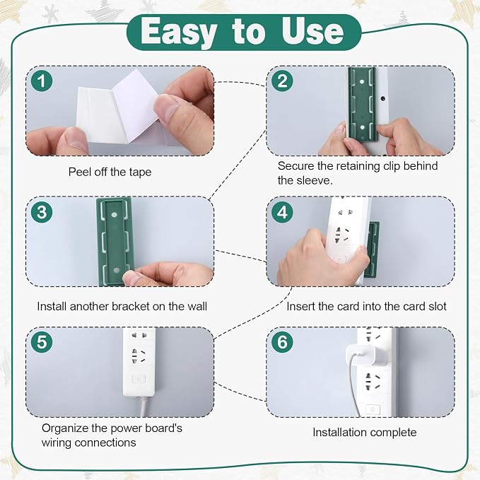 Self Adhesive Power Strip Holder - Image 4