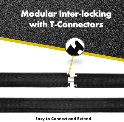 Kable Kontrol Drop Over Floor Cord Cover – 36” Inch Long 1 Channel Cable or - Image 4