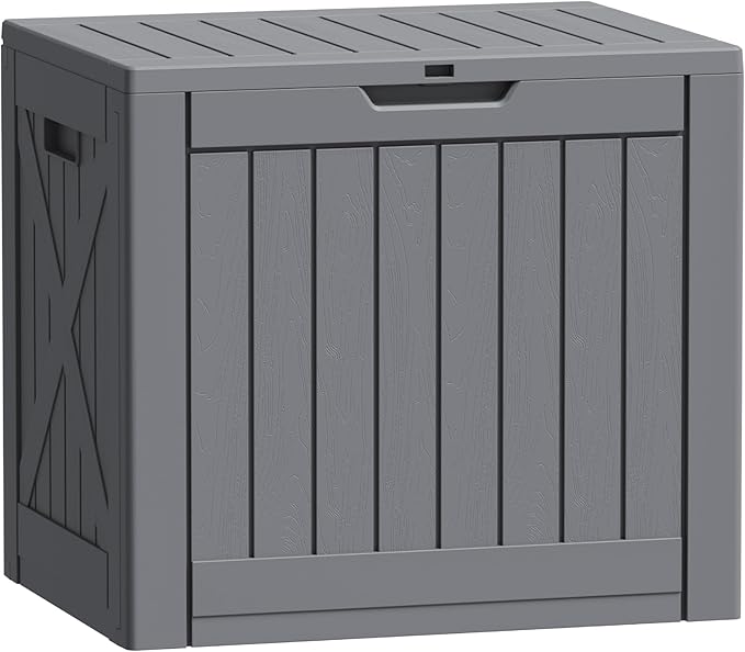 Flamaker Resin Deck Box 40 Gallon Waterproof Outdoor Storage Box | Indoor by Flamaker