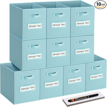 13x13 storage cube bins Foldable Fabric storage cubes by Artsdi