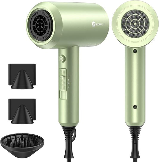slopehill Professional Ionic Hair Dryer, Powerful 1800W Fast Drying Low Noise by slopehill