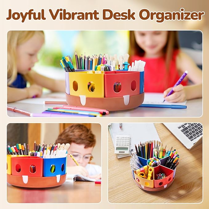 GAMENOTE Rotating Art Supplies Organizer - Image 4