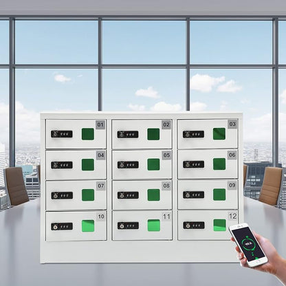 12 Slot Cellphone Charging Station, Locker Charging Station - Image 3