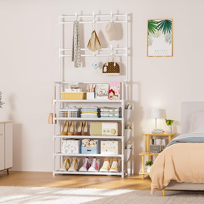 Shoe Rack 5 Tier Shoe Organizer Storage 15-20 Pairs - Image 7