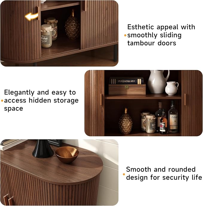 40" Sideboard Buffet Cabinet - Image 6