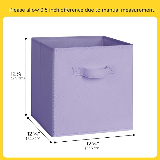 Cupic Cupid 13 Inch Storage Cube, Fabric Cube Storage Bin - Image 2