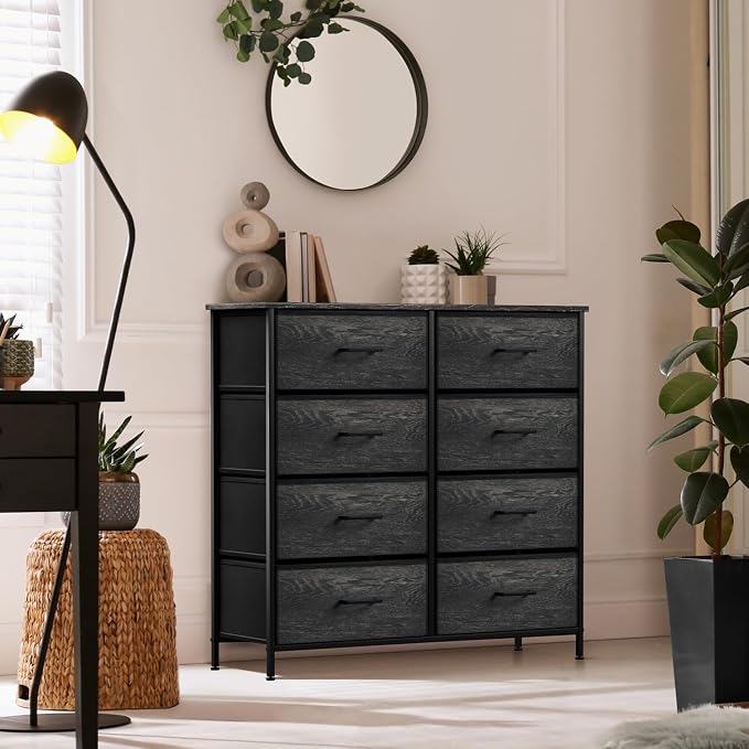 Sorbus Dresser with 8 Faux Wood Drawers - Image 2