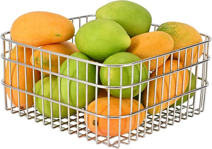 304SS Fruit Basket 3.5L Kitchen Storage Colander Produce Holder | 304 stainless by Unknown