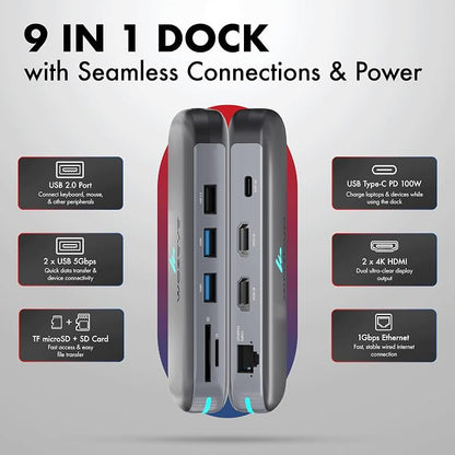 Type C 9 in 1 Wozoyo Docking Station - Image 4