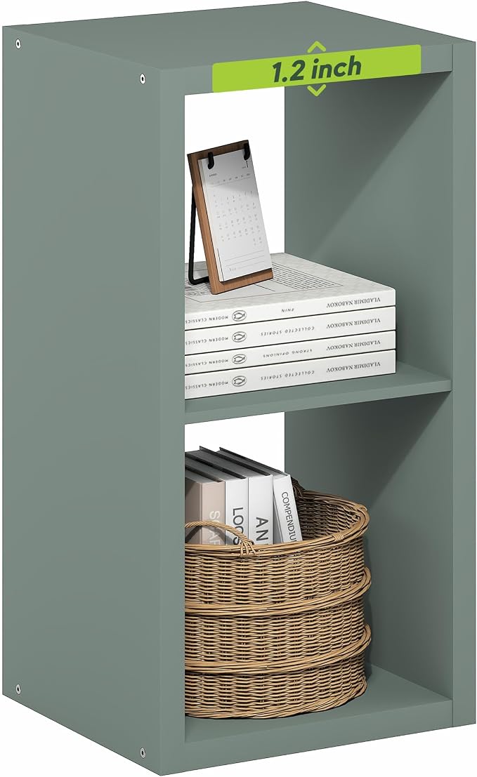 2-Cube Cubicle Bookshelf, Cube Bookcase - Image 5