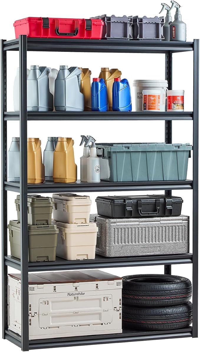 VEVOR Storage Shelves, 3000 lbs, 5 Tier Garage Storage Shelving by VEVOR