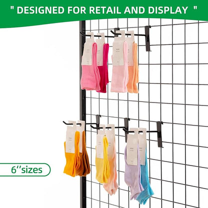 6 Inch Gridwall Hooks, Grid Panel Hanging Hooks - Image 4