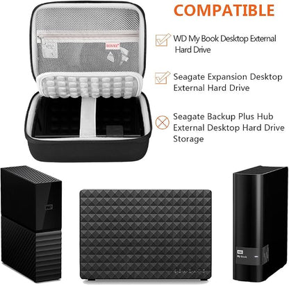 BOVKE Hard Drive Case for WD Elements My Book Seagate Expansion Desktop - Image 2