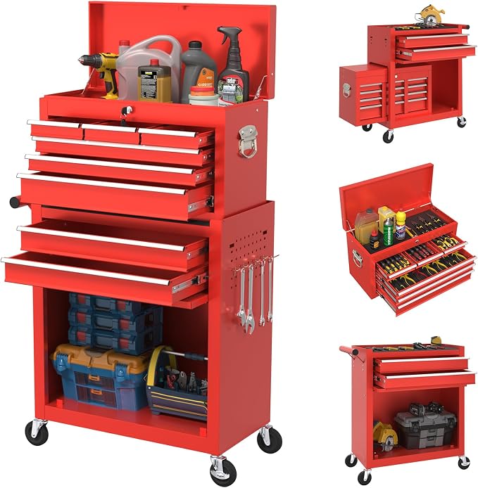 8-Drawer Heavy Duty Tool Chest by Unknown