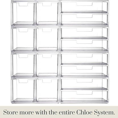 STORi Stackable Desk Organizer drawers, 4 Tall Drawers - Image 7