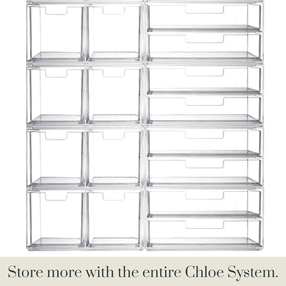 STORi Stackable Desk Organizer Drawers, 4 Multi-size Drawers - Image 8