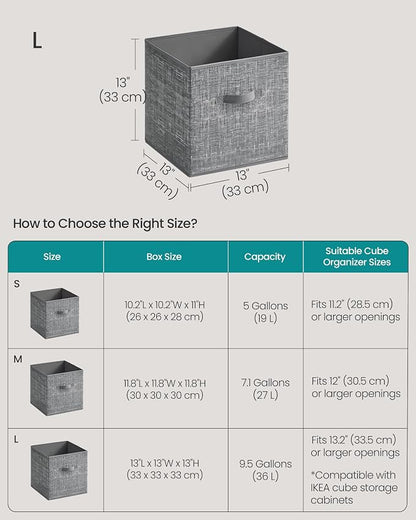 SONGMICS Storage Cubes, Closet Organizers - Image 5
