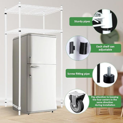 Tandefio 2 Tier Mini Fridge Stand - Image 4