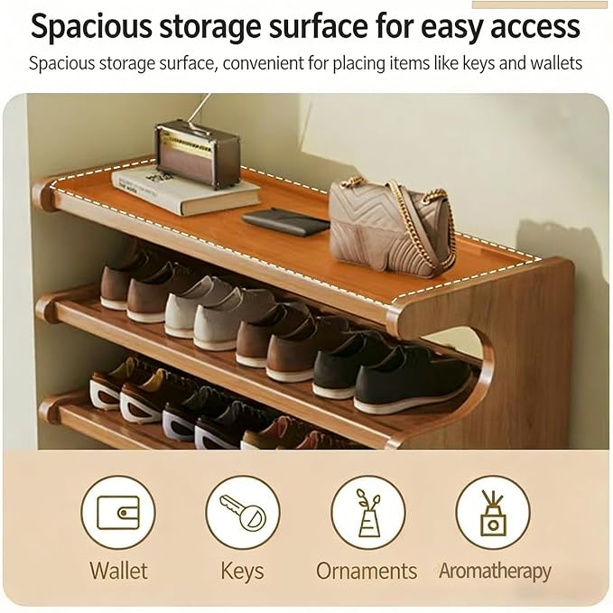 39" Bamboo Shoe Rack - Image 6