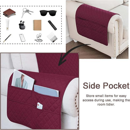 Waterproof Sofa Armrest Cover Headrest Cover - Image 5