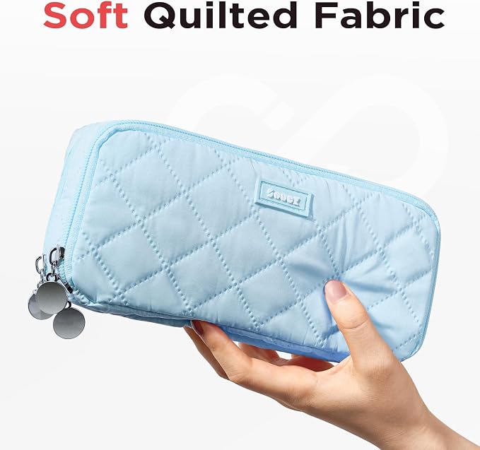 Sooez Large Pencil Case Pouch, Extra Big Pencil Bag - Image 2
