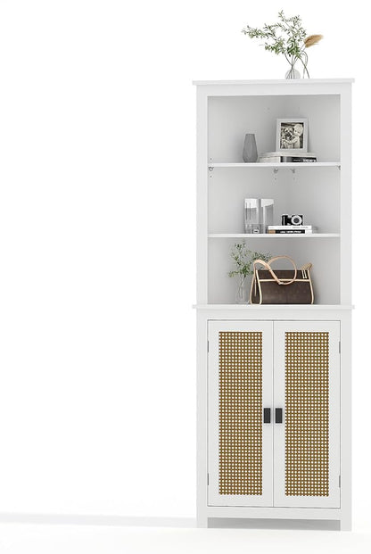 64 inch Farmhouse Corner Cabinet by MERXENG