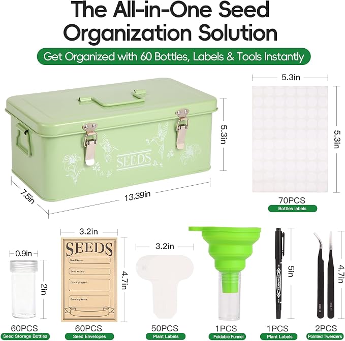 60 Slots Seed Organizer Storage Box - Image 4