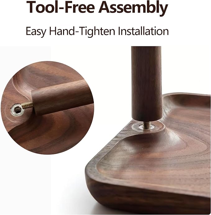 Solid Black Walnut Wooden Key Tray, Key Bowl - Image 8