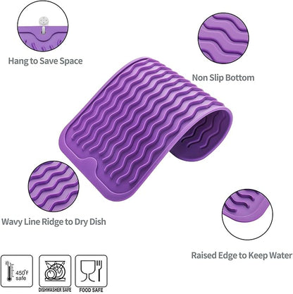Silicone Dish Drying Mat for Multiple Usage, Easy clean, Eco-friendly, - Image 3