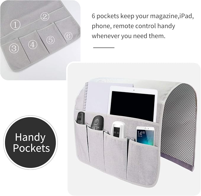 Sofa Armrest Organizer, Remote Control Holder - Image 4