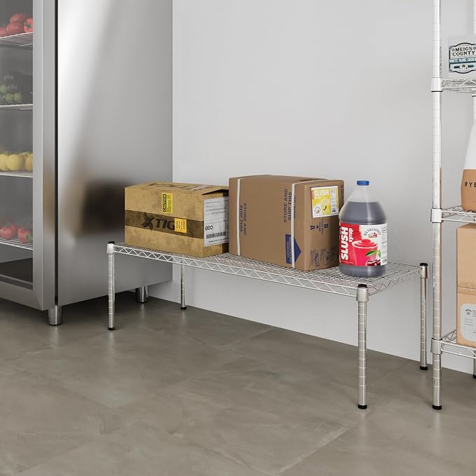 18" Deep x 48" Wide x 14" Height Wire Shelving Kit | 1-Tier | NSF Commercial - Image 6